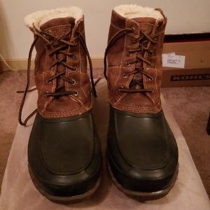 Shearling lined Sperry Duck Boots